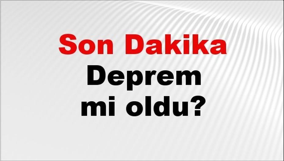 Balıkesir'de Son Dakika Deprem Haberleri ve Güncel Durumlar