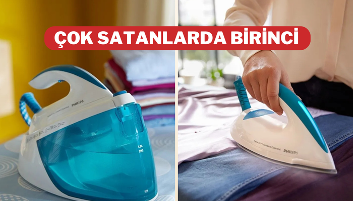 En inatçı kırışıklıklarda bile etkili! En çok satan Philips GC6800/20 buhar kazanlı ütü satışa sunuldu