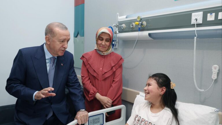 Başkan Erdoğan tarafından Hastanede Hastanede Ziyaret