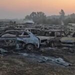 Yunanistan’daki Gümrük İdaresi parkında 550 araç yandı