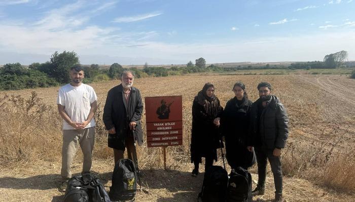 Edern’de 5 yasadışı göçmen yakalandı
