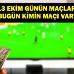 Bugün hangi oyunlar var? Dünya Kupası eleme maçları hangi kanalda ve saat kaçta? İşte 13 Ekim maçları…