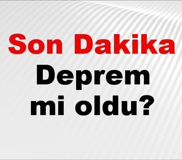 Van’da Deprem Mi Gerçekleşti? Son Durum ve Kandilli, AFAD Verileri 7 Aralık 2025